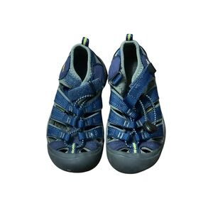 Keen Boys Size 10 in kids Blue yellow Waterproof Sandals Shoes -P6